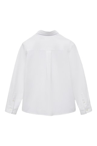 Chemise oxford en coton - Blanc