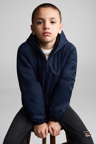 Anorak à capuche - Bleu marine