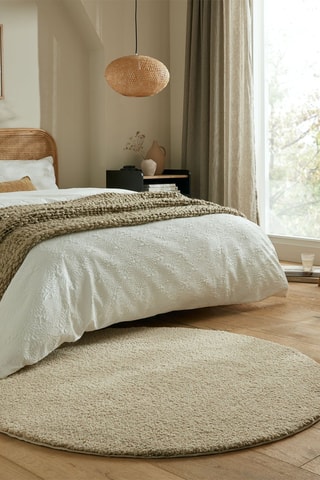 Tapete Fluffy Washable Creme