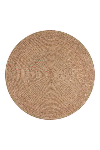 Tapete Capri Jute Circle Natural e coral