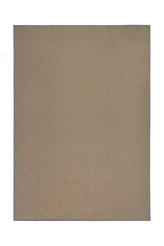 Tapete de corredor Jute Diamond Natural e azul
