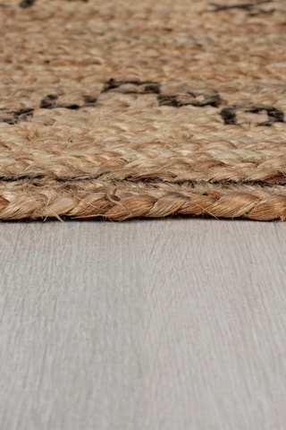 Tapete Rowen Natural e preto