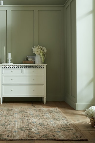 Tapete Arriana Jute Floral Natural