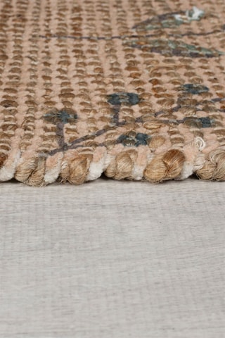 Tapete Arriana Jute Floral Natural