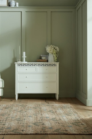 Tapete Arriana Jute Floral Natural