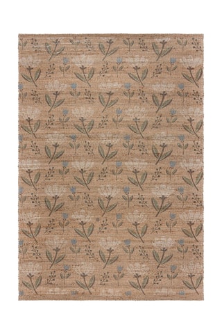 Tapete Arriana Jute Floral Natural