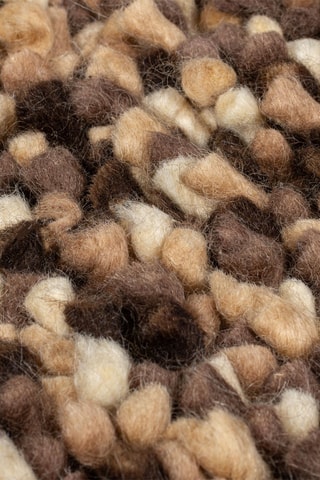 Tapete em lã Udon Wool - Castanho e bege