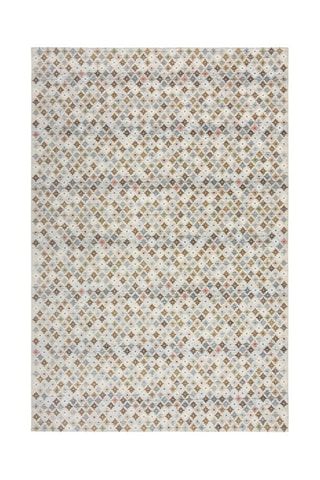 Tapete Abstract Diamond - Cru e verde