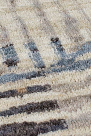 Tapete Marly Modern Geo Azul e creme