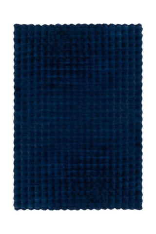 Tapete Waffle - Azul-marinho