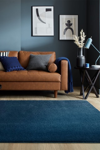 Tapete Sheen Rug Azul-escuro