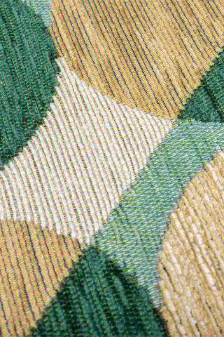 Tapete Carlos Circle Geo - Verde