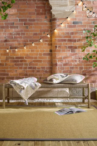 Tapete Sisal Look Outdoor - Cinzento