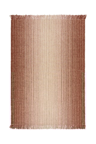 Tapete Juta Ombre - Vermelho