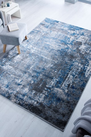 Tapete Wonderlust - Azul e cinzento