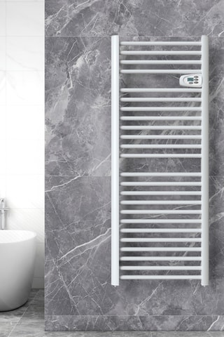 Radiateur sèche-serviettes électrique à inertie Montana - 750 W - 15 m²