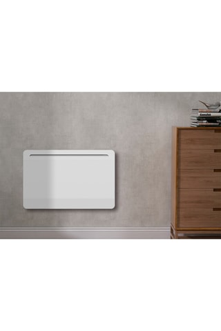 Radiateur électrique à inertie sèche en céramique et verre Powell - 1500 W