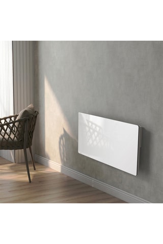 Radiateur électrique à inertie sèche en céramique et verre Glass - 2000 W