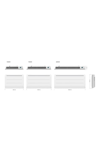 Radiateur électrique à inertie sèche en fonte Mauna - 1000 W