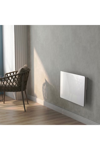 Radiateur électrique à inertie sèche en céramique et verre - 1000 W