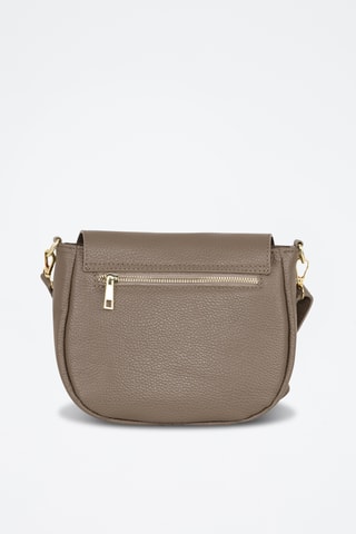 Leren Schoudertas Iseppa  - Taupe