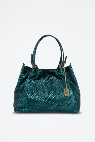 Leren Handtas Eloisa - Groen