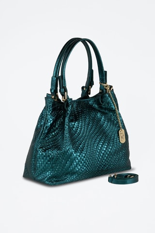 Leren Handtas Eloisa - Groen