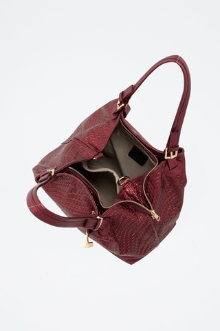 Leren Handtas Eloisa - Rood