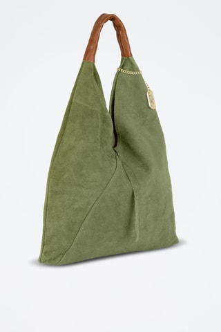 Nubuck Shopper Eleonora - Groen