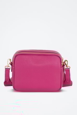 Leren Schoudertas Aldina  - Fuchsia