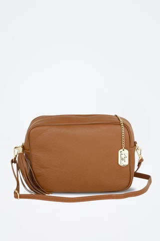 Leren Schoudertas Berta  - Bruin