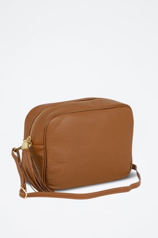 Leren Schoudertas Berta  - Bruin
