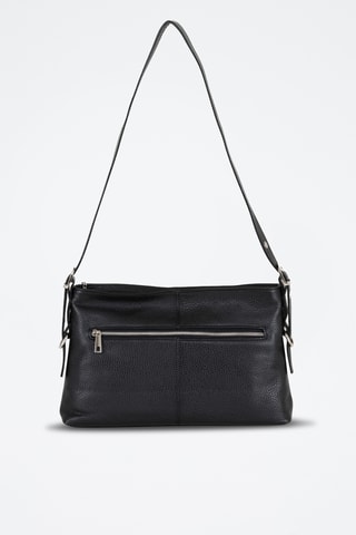 Leren Trendy Handtas Brigida - Zwart
