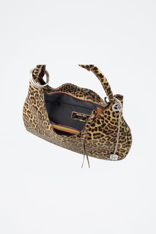 Leren Trendy Handtas Lucetta - Goudkleurig