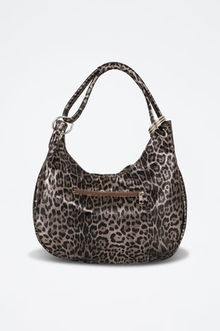 Leren Trendy Handtas Lucetta - Taupe