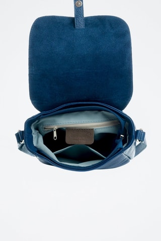 Leren Schoudertas Mella - Blauw