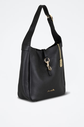 Leren Trendy Handtas Zita - Zwart
