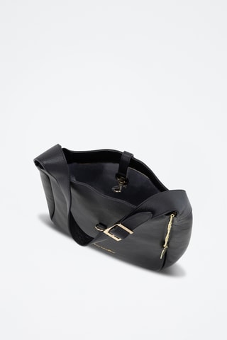 Leren Trendy Handtas Zita - Zwart