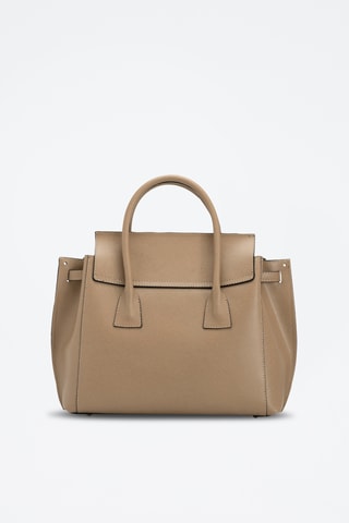 Leren Handtas Pomarance - Taupe
