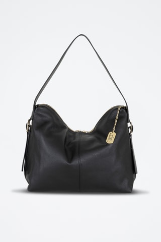 Leren Shopper Milina - Zwart