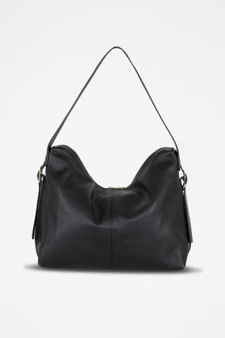Leren Shopper Milina - Zwart