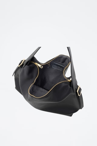 Leren Shopper Milina - Zwart