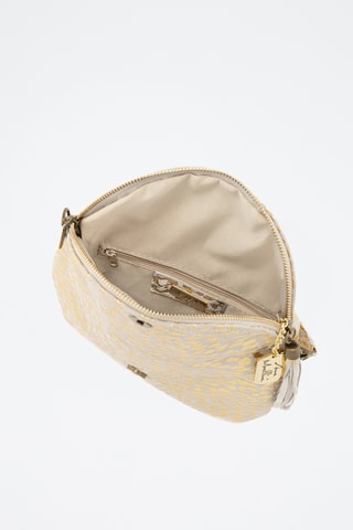 Leren Schoudertas Riccarda - Beige