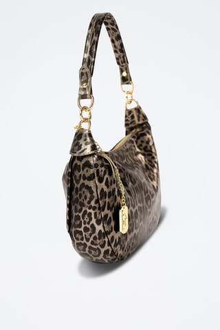Leren Trendy Handtas Crocifissa - Taupe