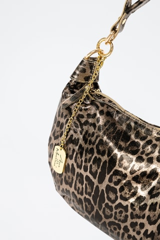 Leren Trendy Handtas Crocifissa - Taupe