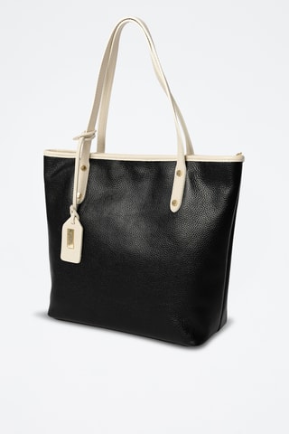 Leren Shopper Lauretta - Zwart
