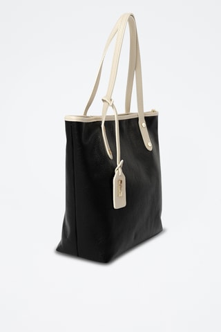 Leren Shopper Lauretta - Zwart