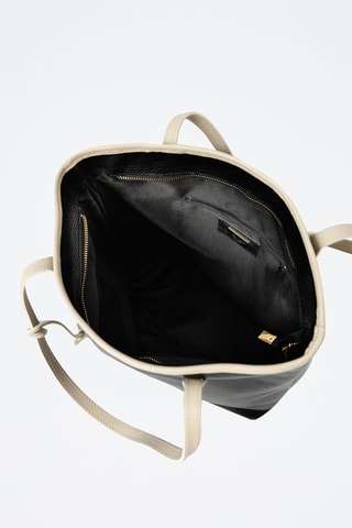 Leren Shopper Lauretta - Zwart