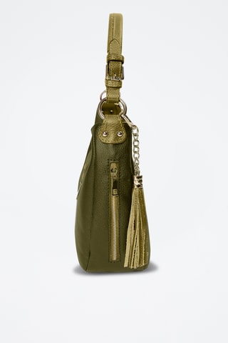 Leren Trendy Handtas Florella - Groen