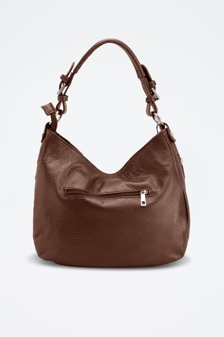 Leren Trendy Handtas Florella - Bruin